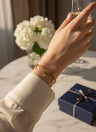 ✨ Máte už svoj každodenný „must-have“ doplnok? Dvojitý náramok EYMA za 19,90 € je ten detail, ktorý mení VŠETKO 🔥...