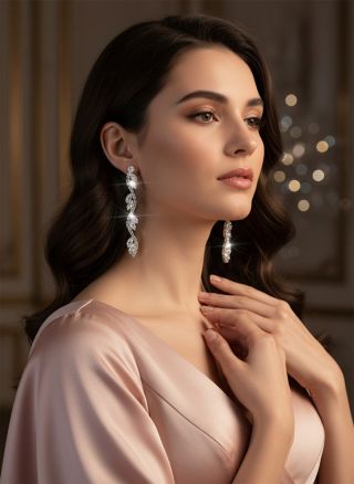 ✨ Chcete byť tou, na ktorú sa všetci pozerajú? Crystal Quality náušnice Reina – elegancia, ktorá nezostane bez...